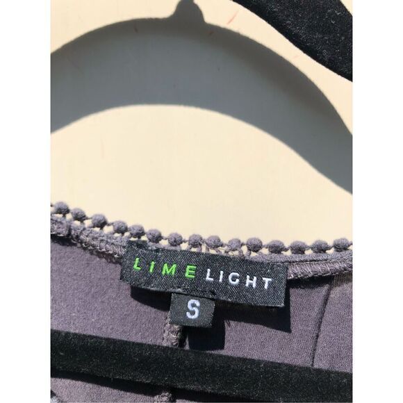 Lime Light Dress Charcoal Grey Size Small - Picture 3 of 3